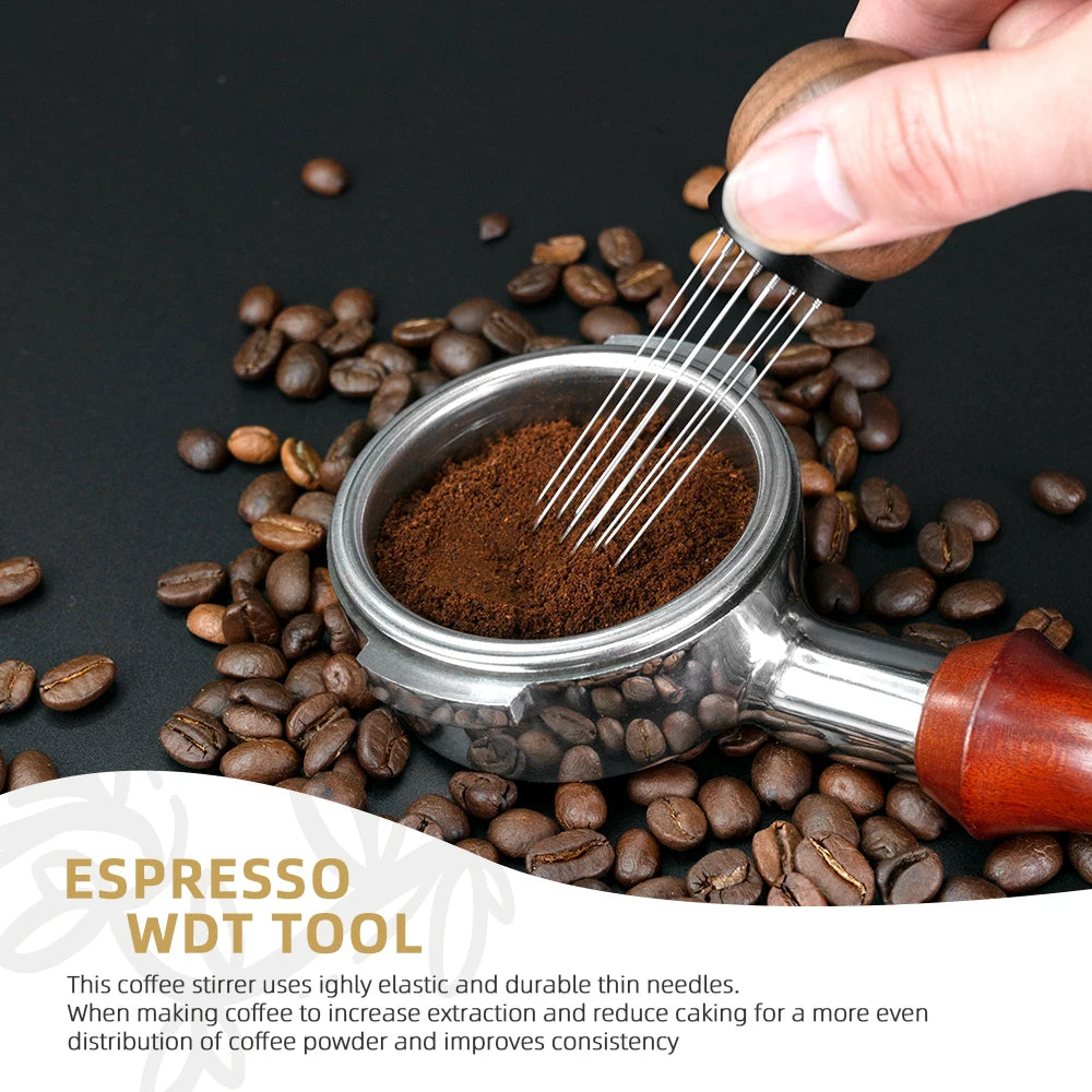 1 Set Espresso Tamper & Espresso Stirrer Coffee Tamper Espresso Distribution Tool