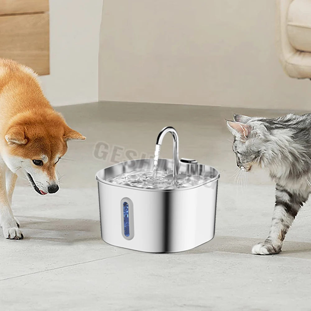 2.2L Automatic Cat Drinking Fountain Water Dispensers Cat Water Fountain