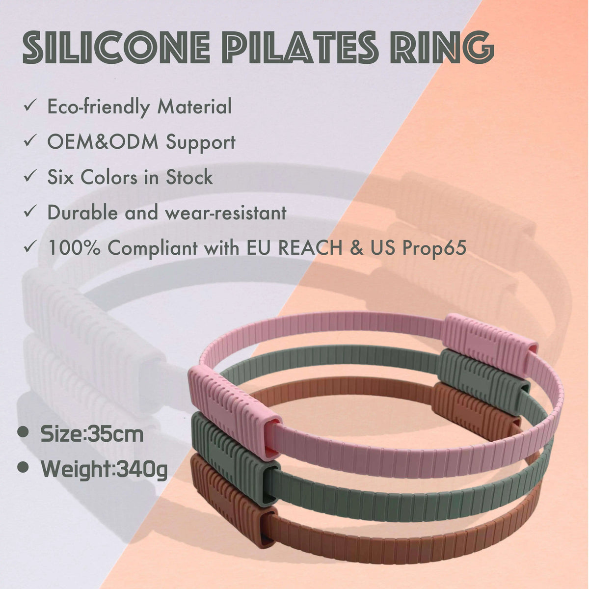 5mm Pilates Bar Kit Resistance Band Yoga Workout Eco-Friendly Folding Design Home Fitness