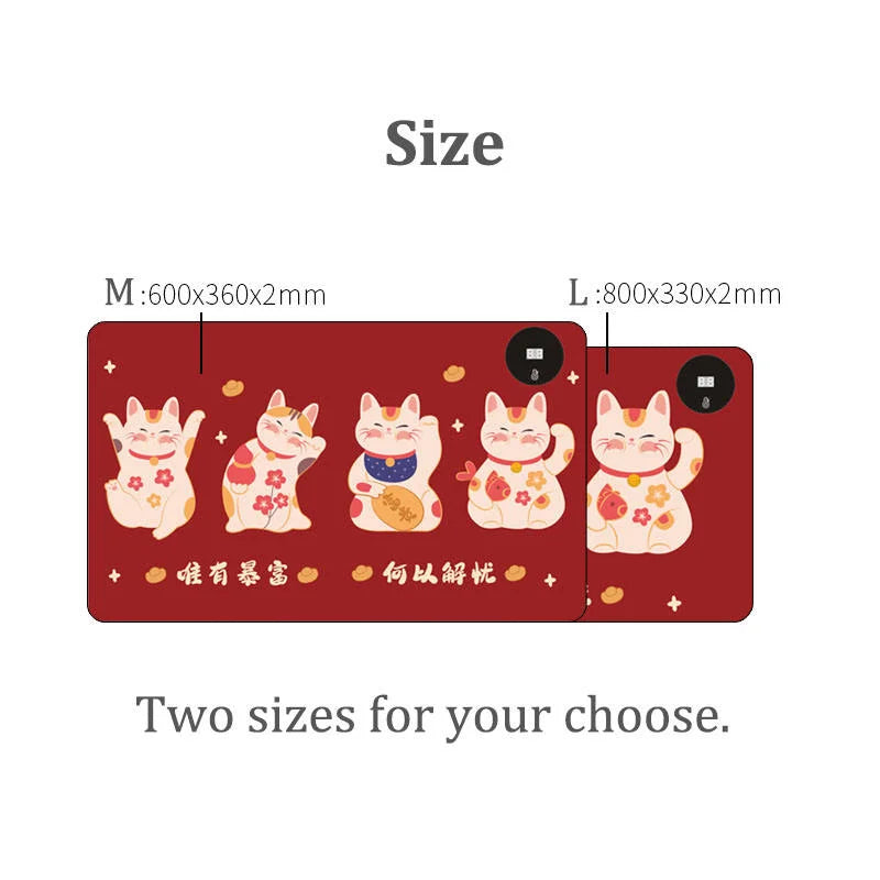 M Size Leather Heater Desk Mat 220V /110V Warmer Desk Mat, Customized Warmer Mat, Say