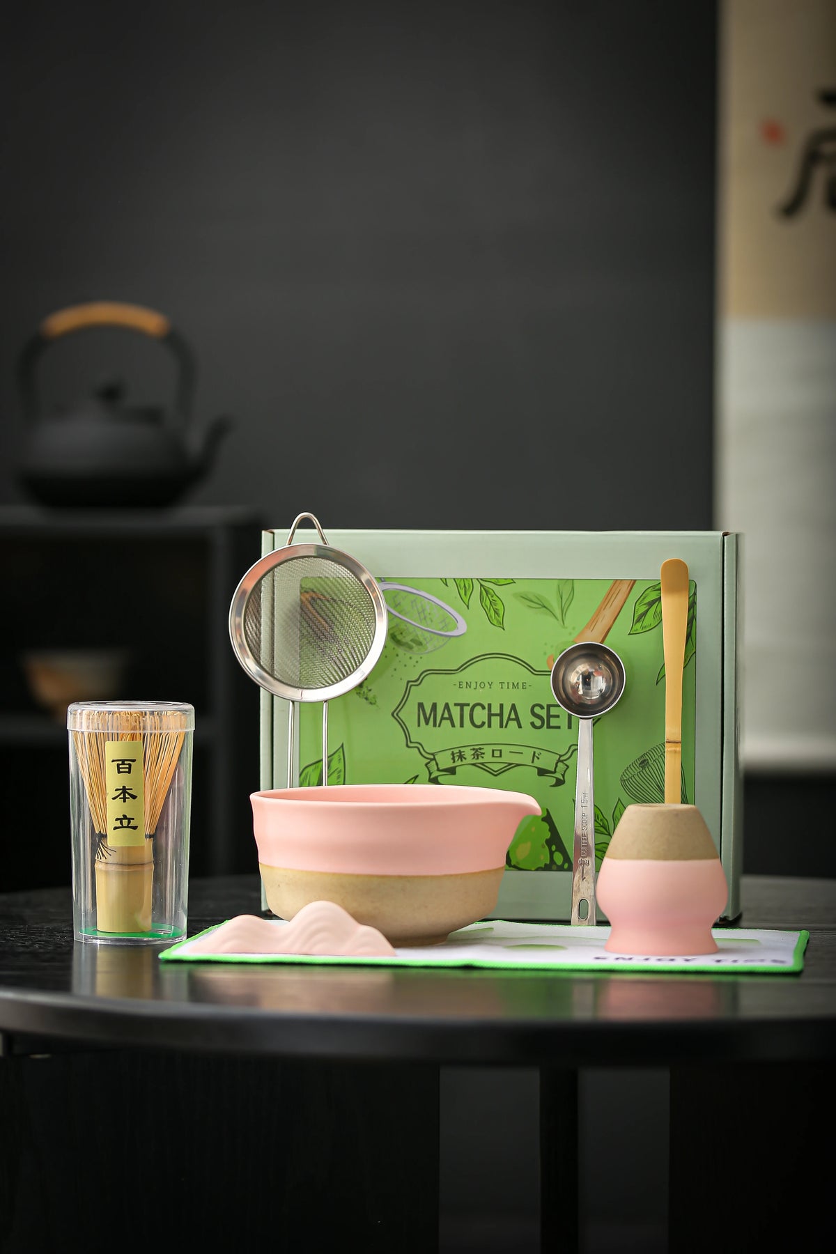 4 to 7 PCS Matcha Bowl Ceremony Accessory Japanese Tea Matcha Organic Bamboo Whisk Chasen
