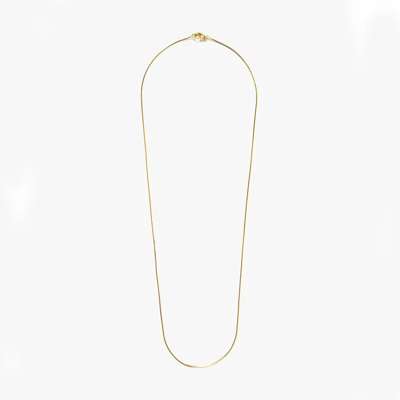 Tarnish Free 18K Gold PVD Plated Jewelry Stainless Steel Herryingbone Chain Necklace