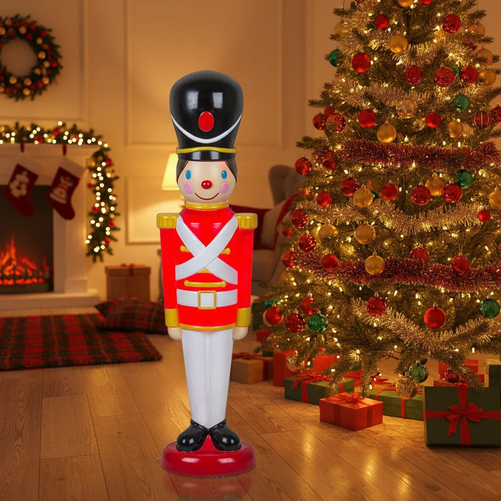 Home Decoration Christmas Festival Gift Blow Mold Nutcracker Soldier