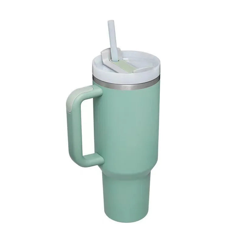 Custom Adventure H2.0 40 Oz Coffee Thermal Cup Stainless Steel Black Insulated Travel Mug