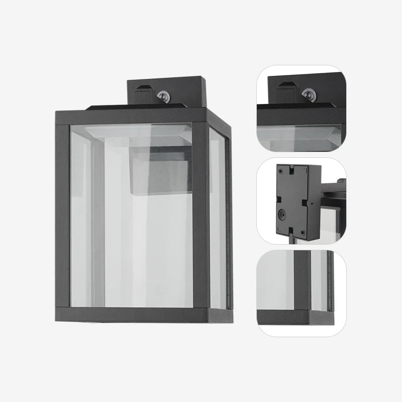 Solar Outdoor Lantern Waterproof LED Patio Light Garden Balcony Decorative Ambience Lamp