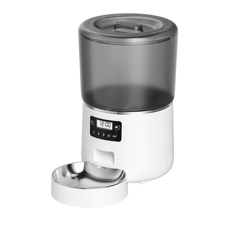 Automatic Pet Feeder Automatic Dog Feeder With Vsible Windows Smart Pet Feeder for Cat