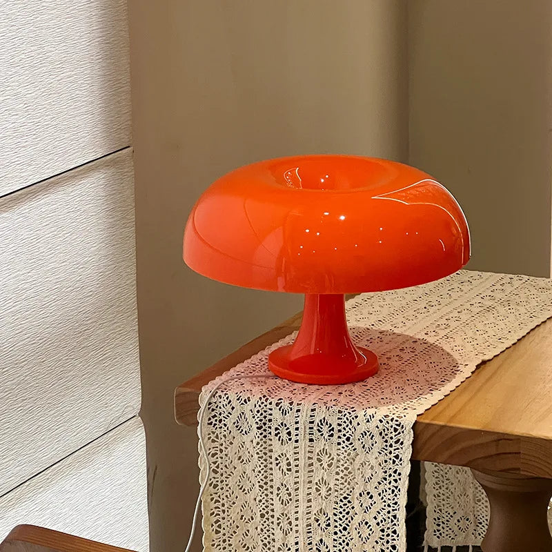 Modern Mushroom Lamp Cordless LED Night Light With Warm White Light For Bedrooms Home