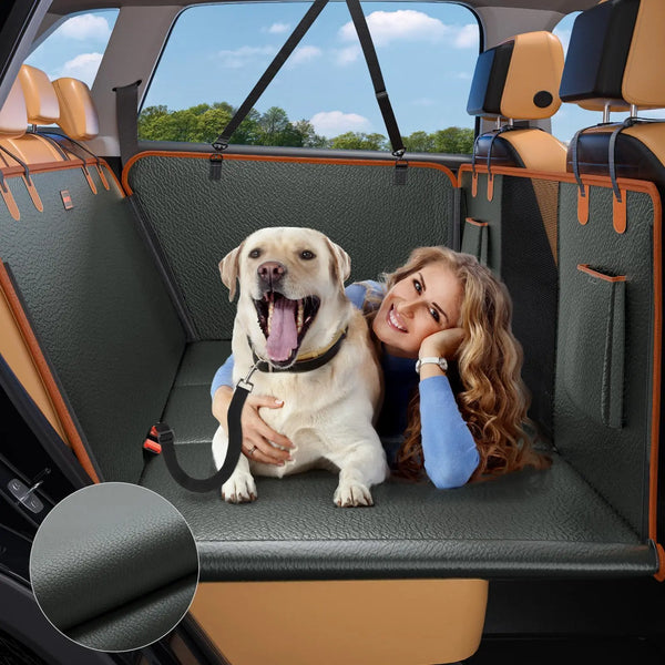 Direct-From- Pet Car Seat Mat Scratch-Resistant Waterproof Durable Fabric Dog Rear-Seat