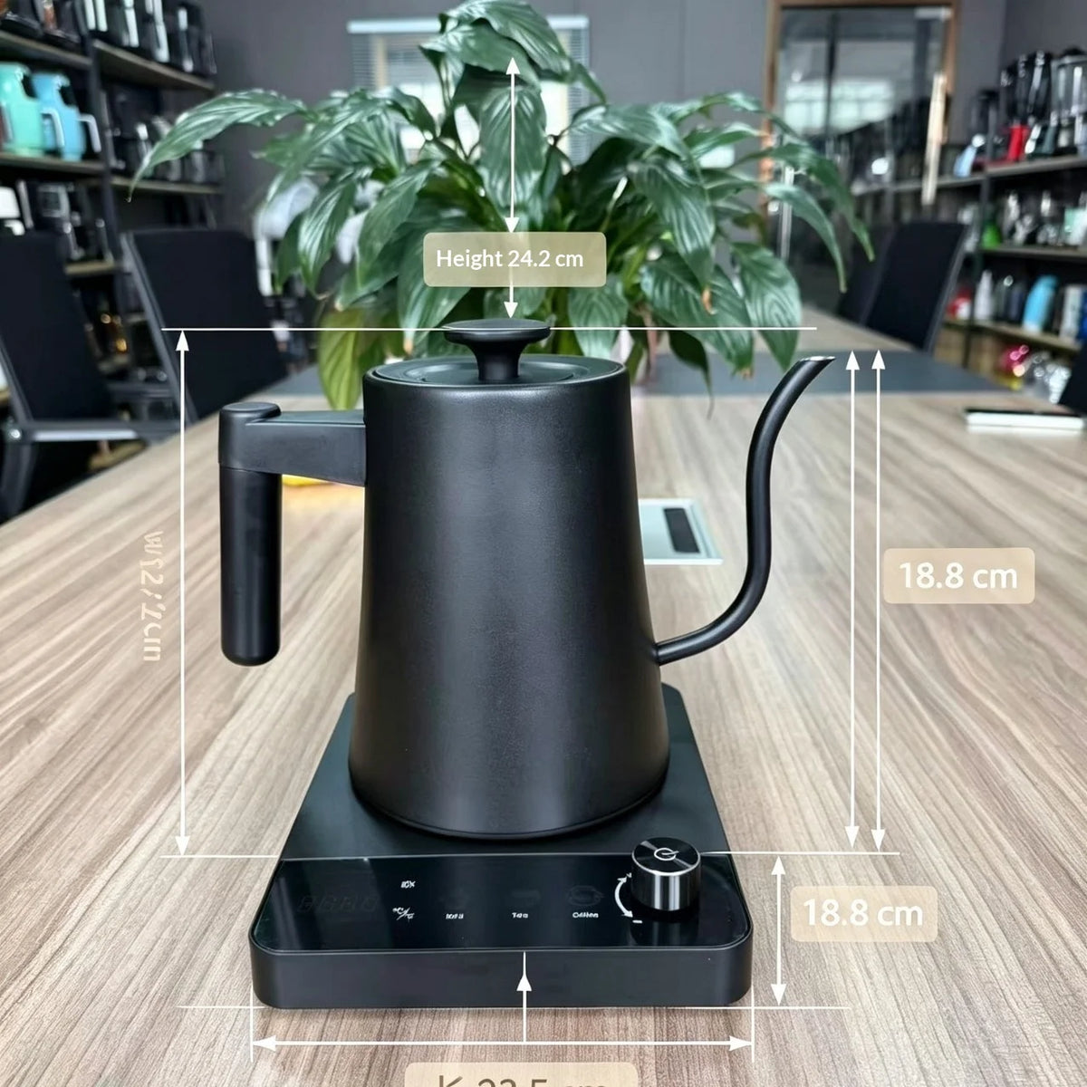 Gooseneck Metal Electric Kettle Smart Constant-Temperature Pour-Over Pot Coffee Pot