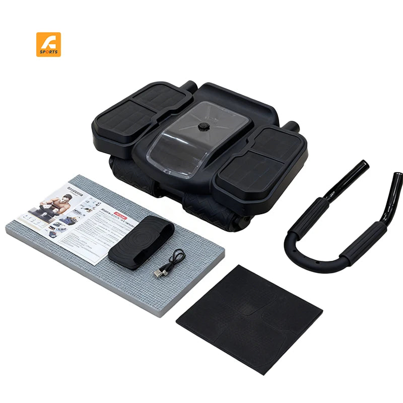 Automatic Rebound Abdominal Wheel ABS Home Fitness Equipment Elbow Support Roller for Men