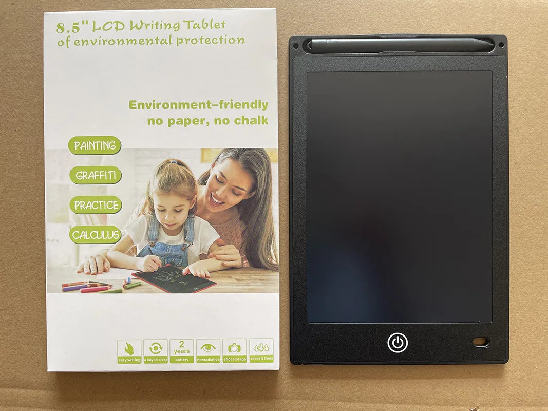 8.5 Inch 10 Inch 12 Inch LCD Writing Board Memo Pads Style Children'S Digital Electronic