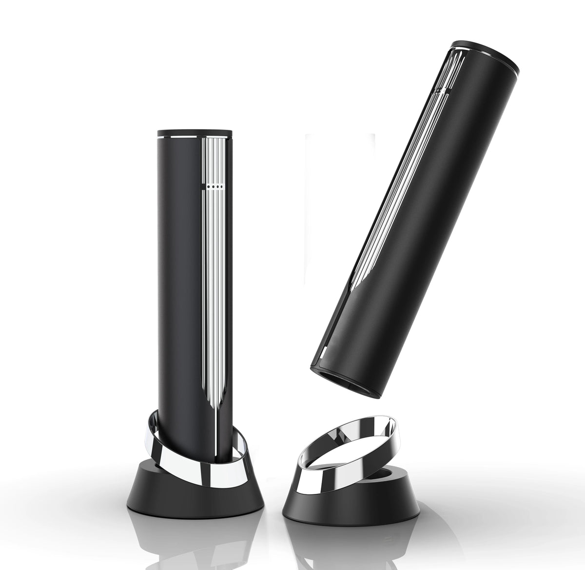 Automatic Usb Rechargeable Black Electric Wine Aerator Electric Wine Opener