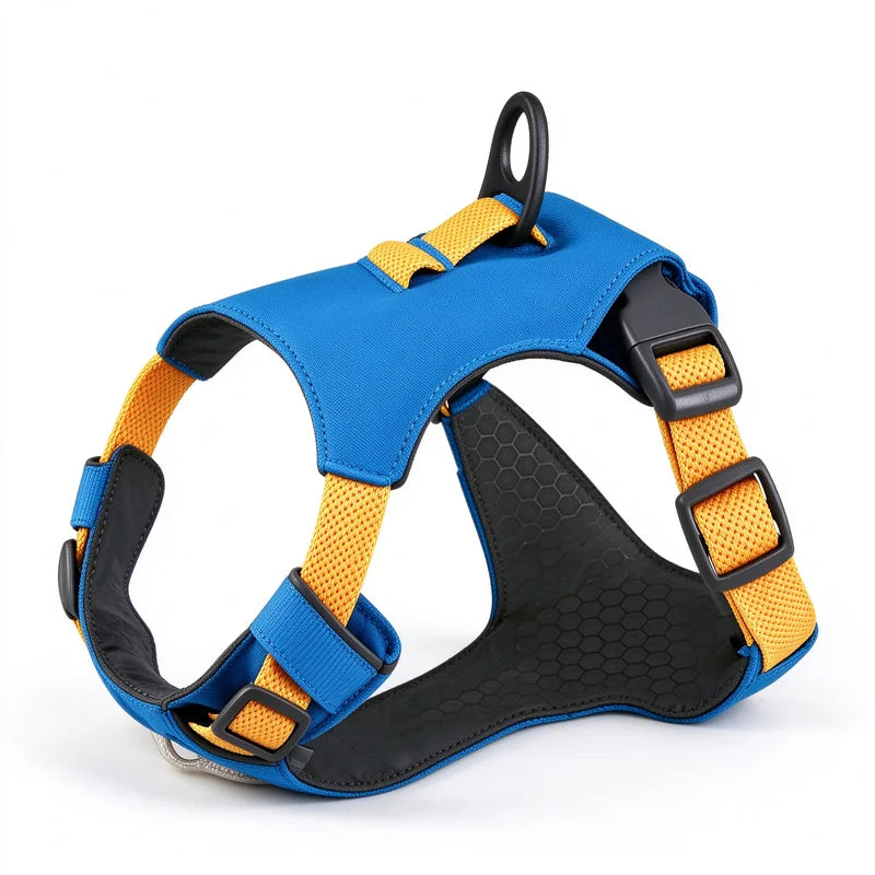 Lightweight Polyester Adjustable Reflective No-Pull Dog Harness for Medium & Large Dogs