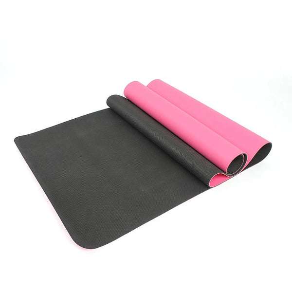 Eco Friendly Blue Black Gold Non Slip Natural Rubber Rectangle Arch Pu Yoga Mat