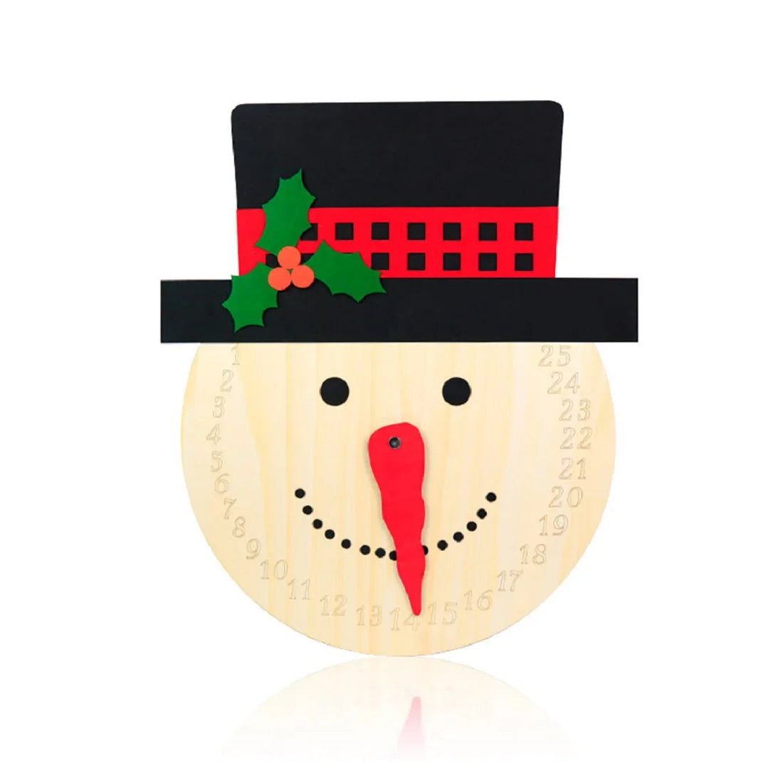 Reusable Led Creations Wooden Christmas Advent Calendar