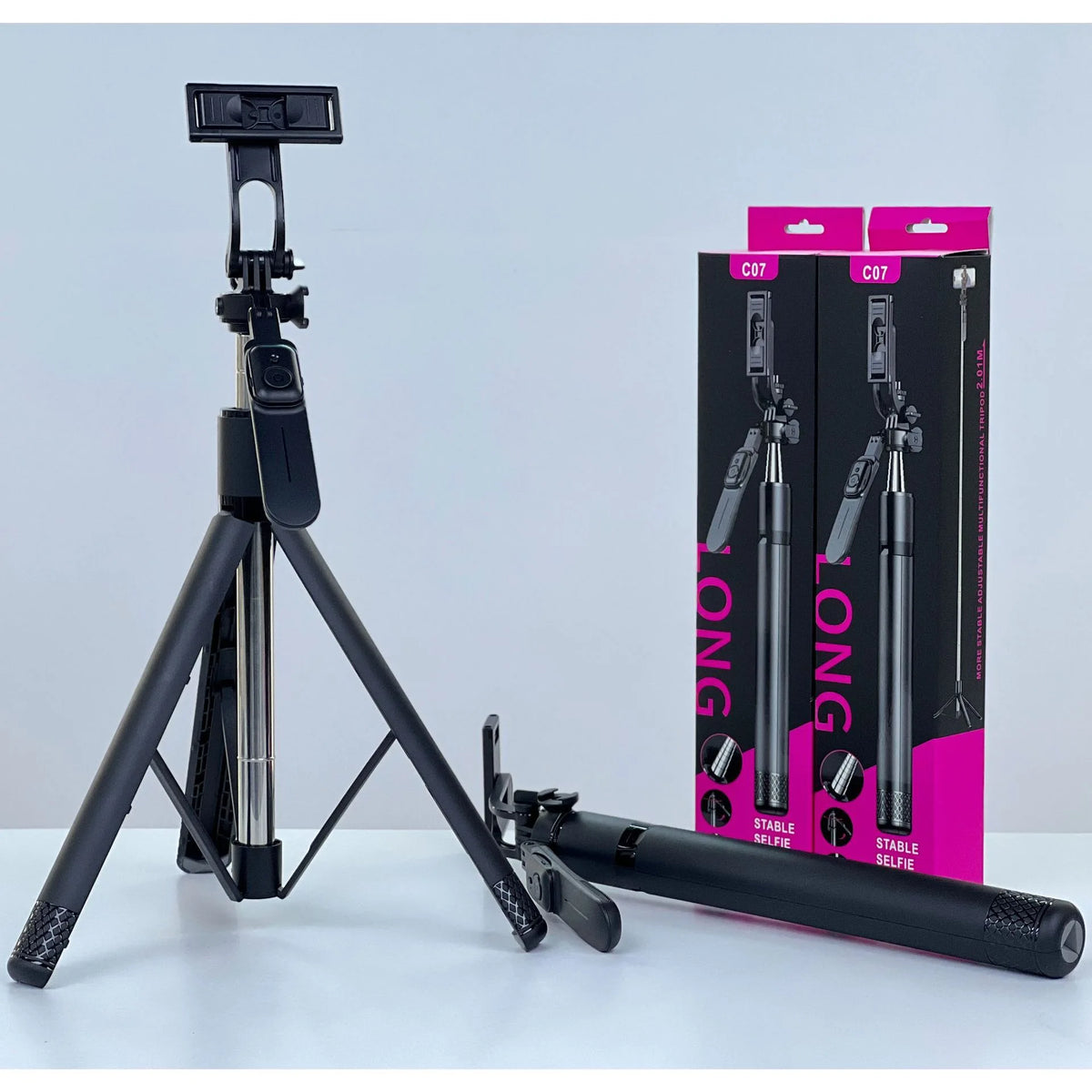 Most Popular Aluminium Alloy Balanced & Stable Shooting Selfie Stick Tripod