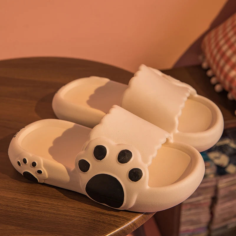 Summer Women Slipper Cloud Design Lovely Cartoon Sandals Female Couples Outdoor EVA Thick