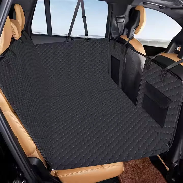 Luxury Oxford Dog & Cat Car Seat Cover 132x160cm Solid Pattern Square Shape
