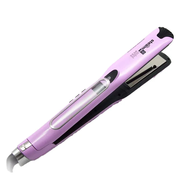 Electric Professional Fast Steam Hair Straightener Straightening Brush With Temperature