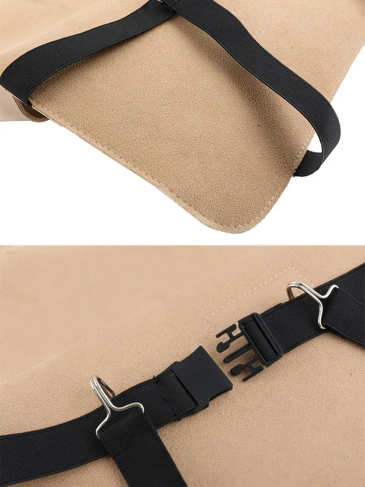 Square PU Leather Car Seat Back Organizer Storage Bag with Multi-Pocket Waterproof