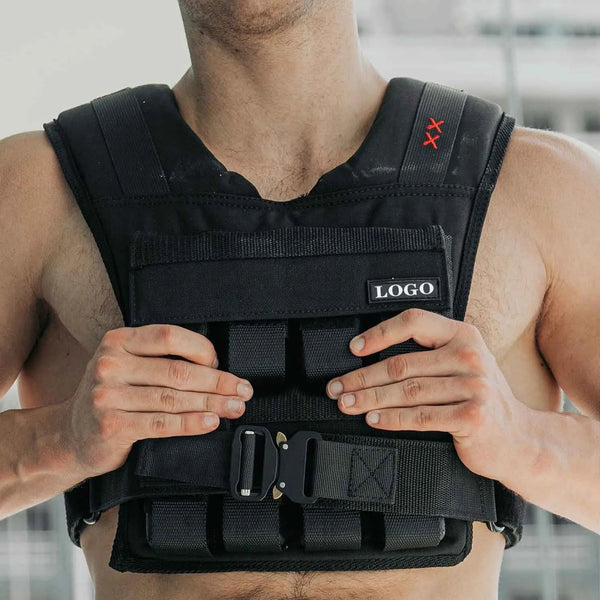 Adjustable Weight Iron Brick Load-Bearing Vest Strength Training Load-Bearing Vest