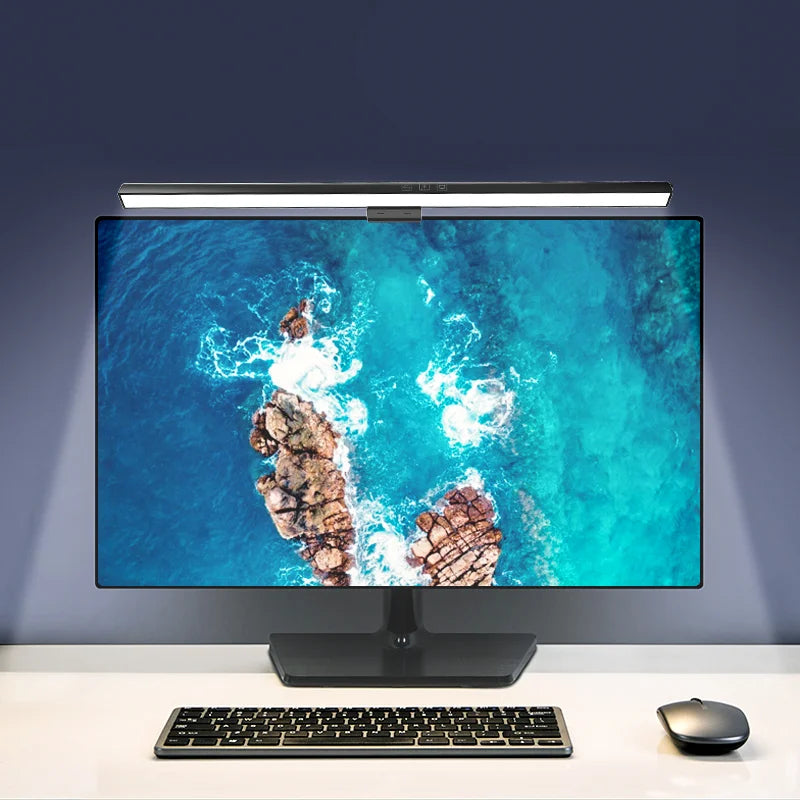 USB Type-C LED Monitor Light Bar Dimmable Screen Clip Lamp Touch Control 3000K 4000K