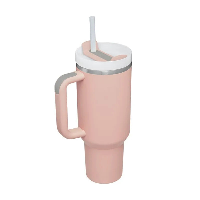 Custom Adventure H2.0 40 Oz Coffee Thermal Cup Stainless Steel Black Insulated Travel Mug