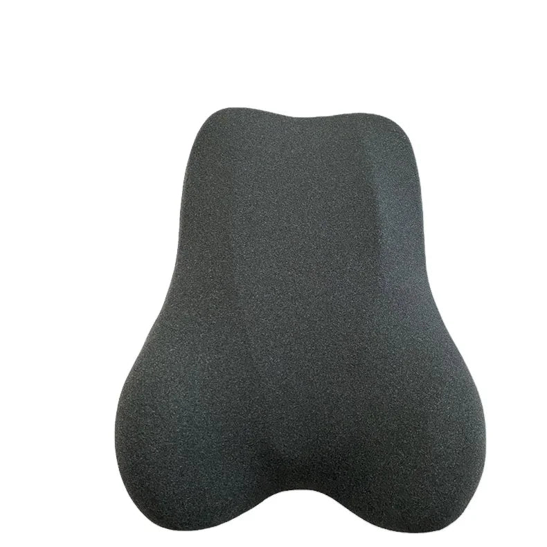 Memory Foam Lower Back Cushion for Car Seats and Sofas, Black