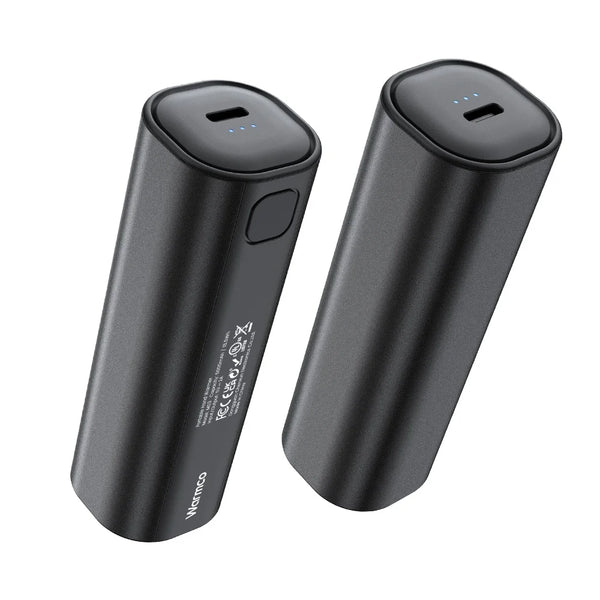 Warmco M02 Mini Heaters USB Hand Warmers 2 Pack 5000mAh Portable Magnetic Electric Hand