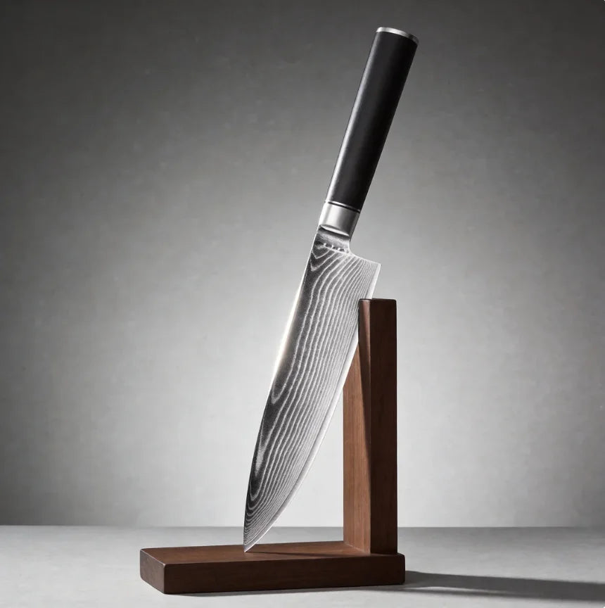 VG10 Steel Core Chef Knife 67-Layer Traditional Damascus Steel Premium Wood Handle Full