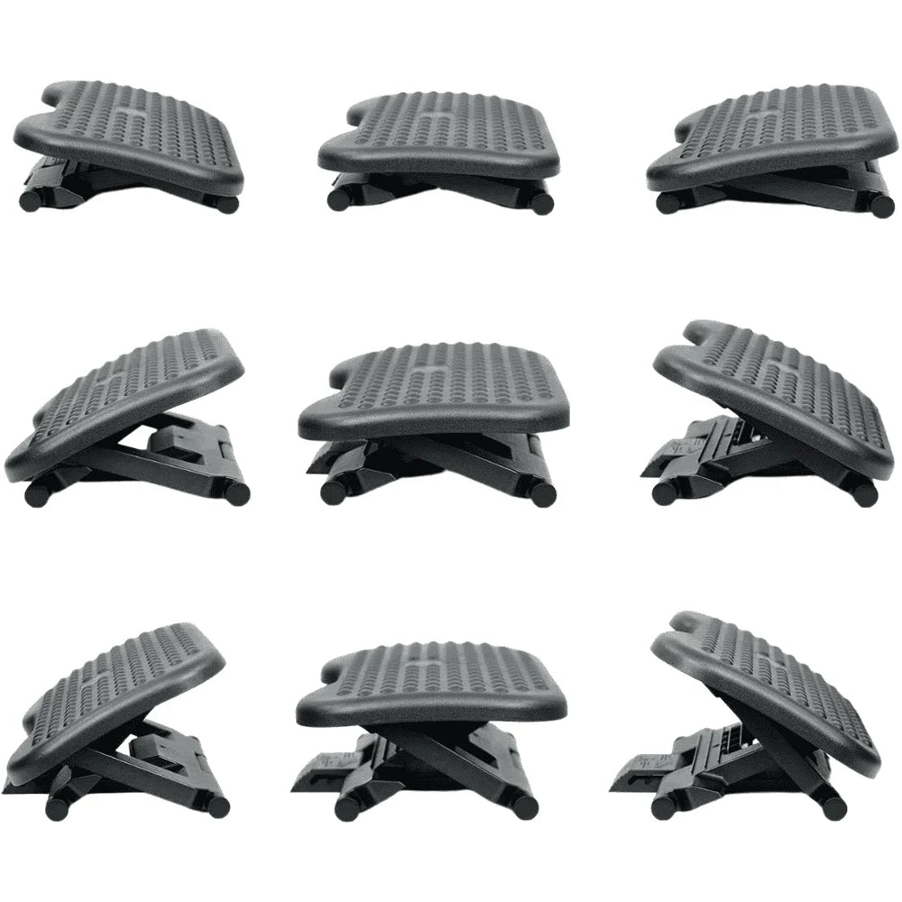 Adjustable Plastic Massage Footrest for Under Desk