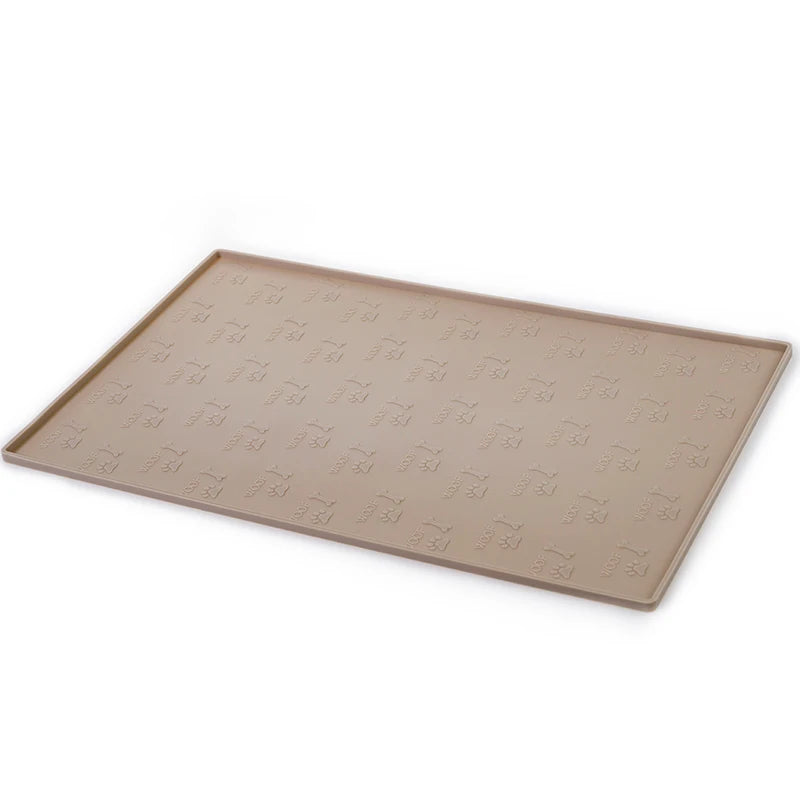 Custom Dog Licking Mat Food Grade Silicone, Bone Paw Letter Pattern Non-Slip Slow Feeder
