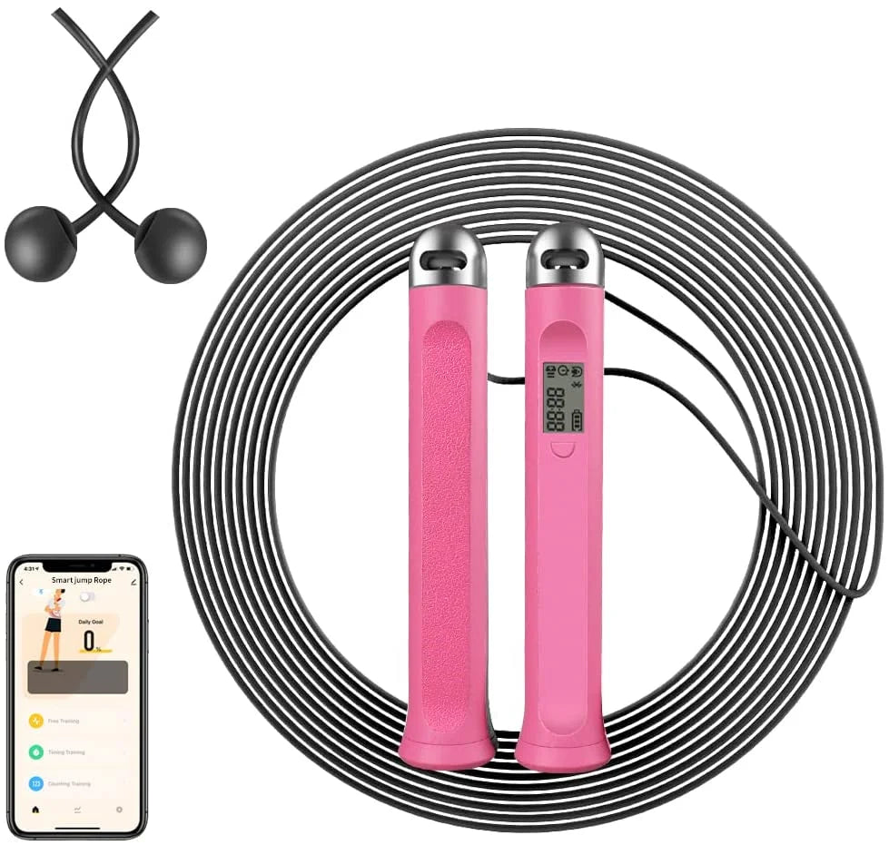 Smart Digital Jump Skip Rope With App Cordless With Counter