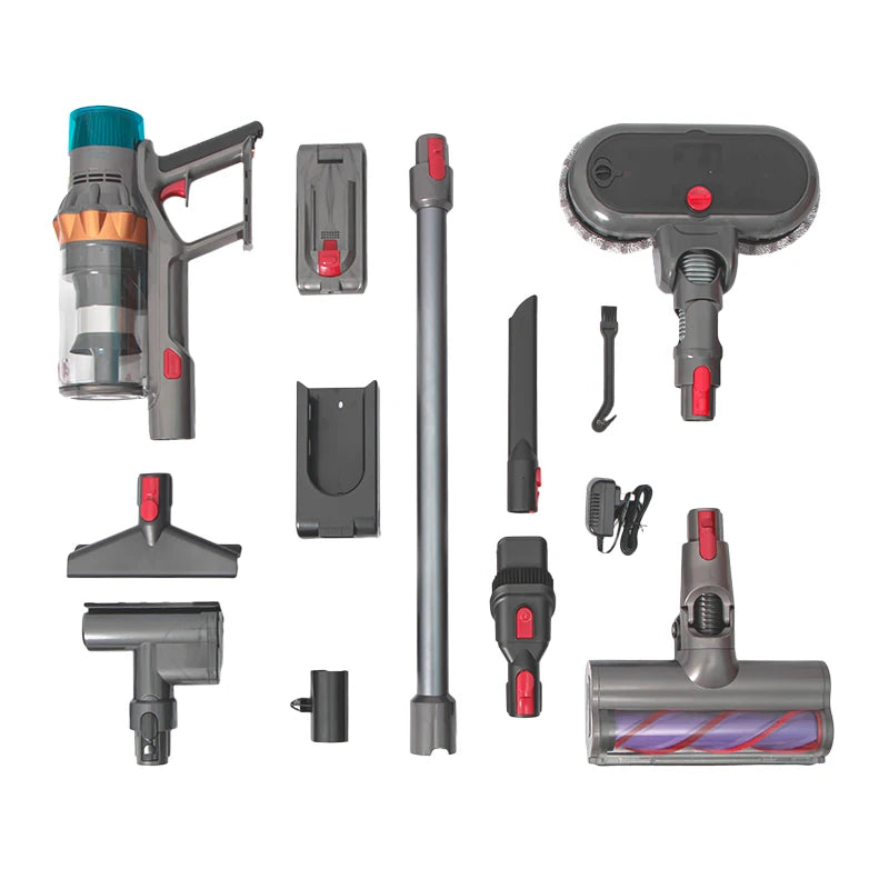 Touch Screen Portable Cordless Vacuum Cleaner 29.6V Cyclone Hand Stick Vacuum Cleaner