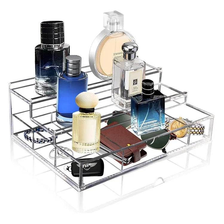 Custom Acrylic Display Personalized White Acrylic Display Stand Clear Acrylic Storage Box