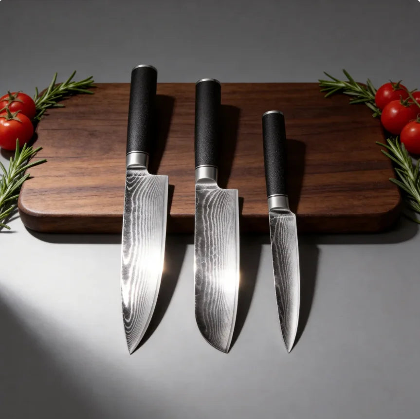VG10 Steel Core Chef Knife 67-Layer Traditional Damascus Steel Premium Wood Handle Full