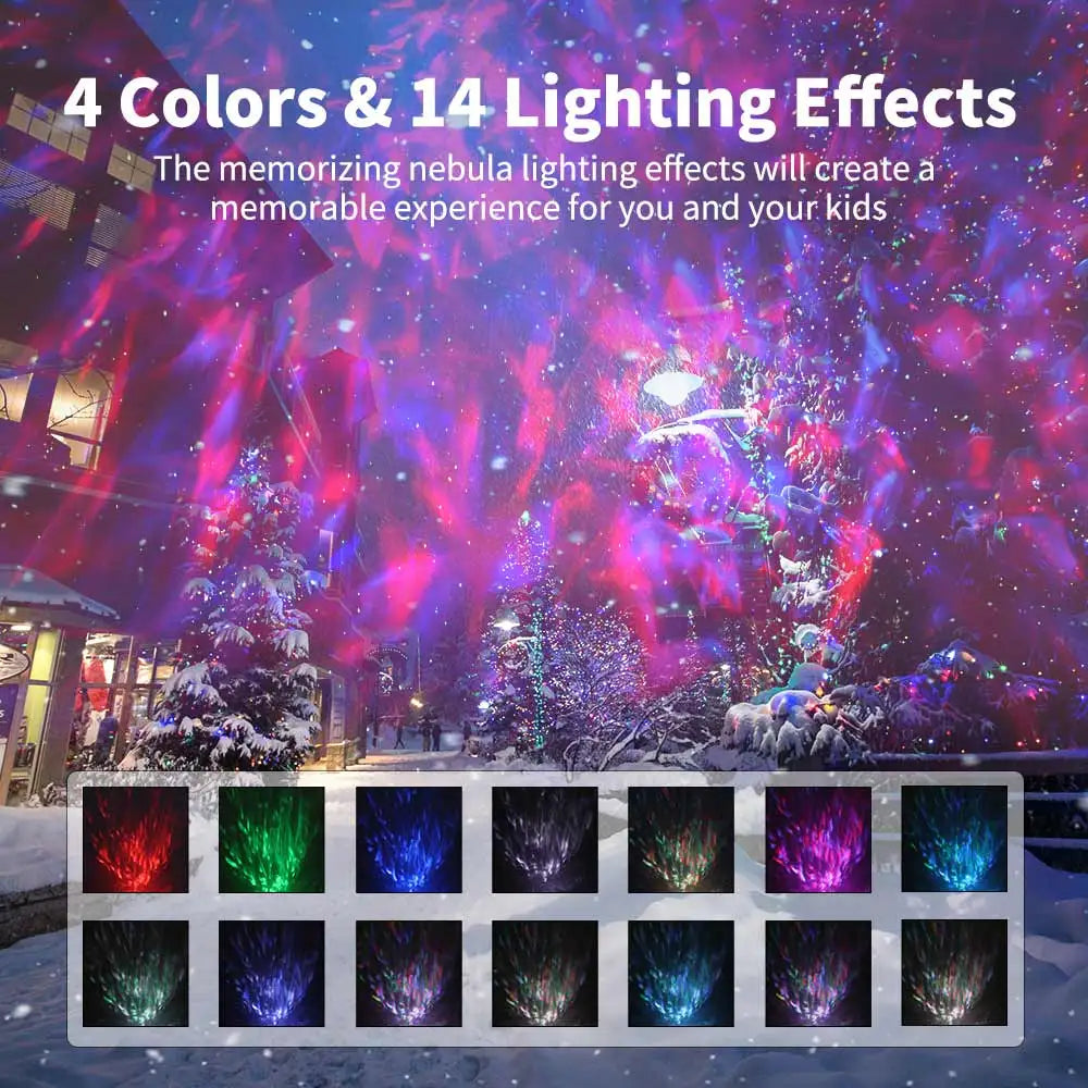 Galaxy Sky Modern Kids Adult Room Decor Dinosaur Egg Star Projector LED BT Music Speaker