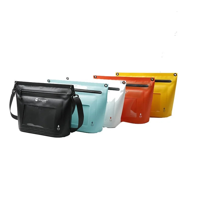 Portable Waterproof PVC Dry Bag Airtight Zipper Fashion Style Outdoor Survival Phone