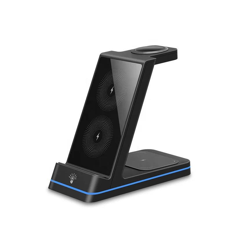 3 in 1 Wireless Charger Station Multi-Function 10W 15W Wireless Charger for Phone 13 14