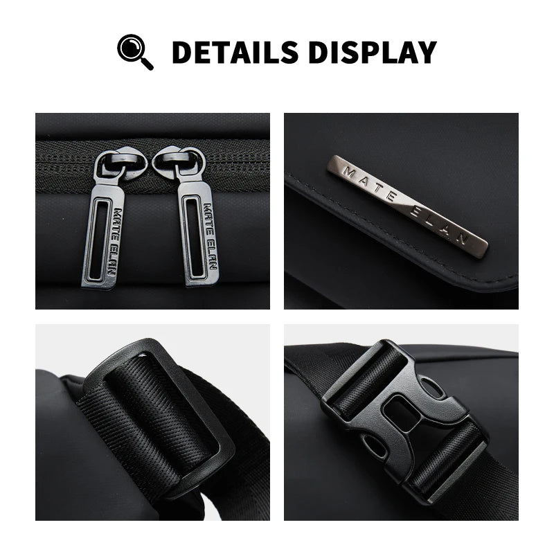 Lightweight Fanny Pack Belt Bags Waterproof Compact Waist Bags for Men Chest Crossbody