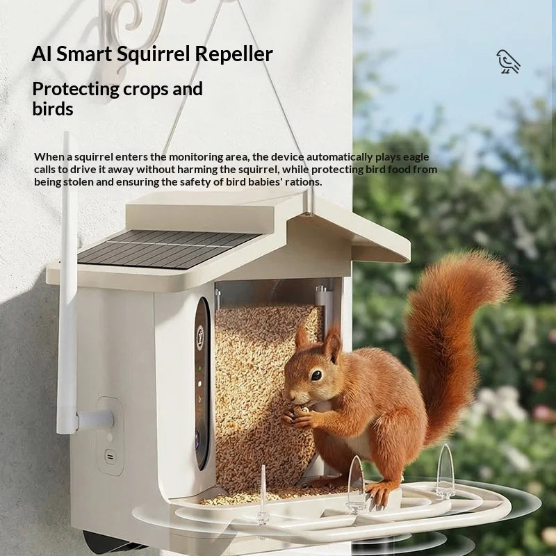 Smart Bird Feeder Model JY-DH01 Heavy Duty Intelligent AI Food Shortage Detection