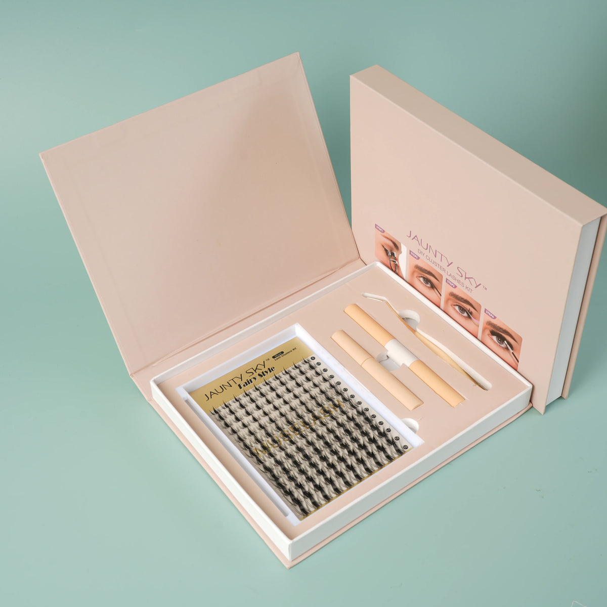 Diy Cluster Lashes Set 0.05 0.07mm Pre-Cut Eyelash Segment Lash Clusters Kit with Lash