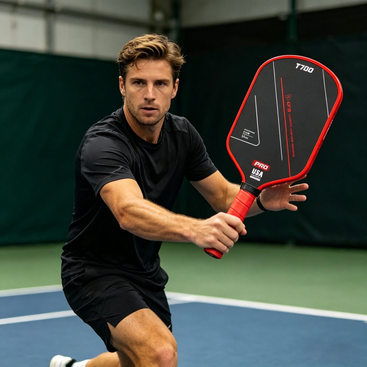 Ex161 T700 Carbon Fiber Pickleball Paddle USAPA Approved Pro Industrial Aesthetic
