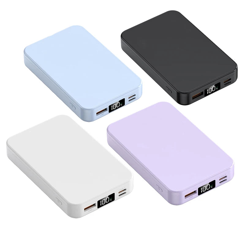 New Magnetic Wireless Power Bank PD22.5W 10000mAh Wireless Magnetic Power Bank Mini