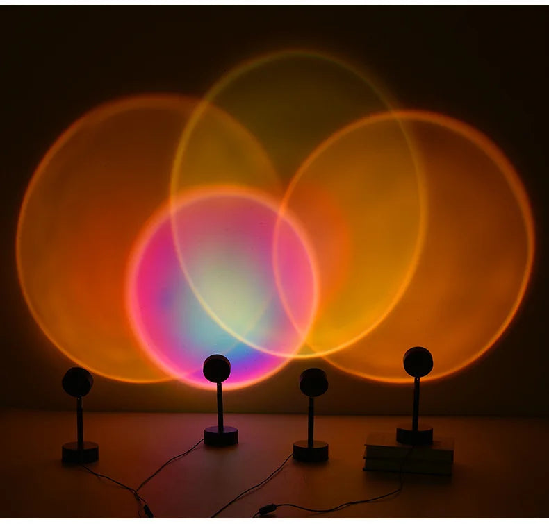 China Professional Sunset Led Projection Lamp Sunset Lamp Sunset Projector Lamp