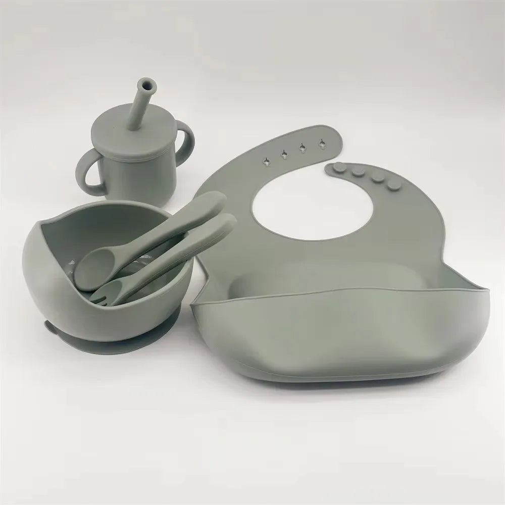 Aierdi CLASSIC Passeggino 3-in-1 Baby Feeding Set Eco-Friendly Multi Colors Food Grade