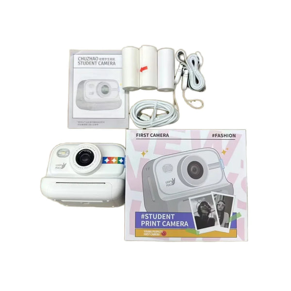 Kids Digital Instant Print Camera 1080p Filter MP3 Colour Photo Toy for Little Girl