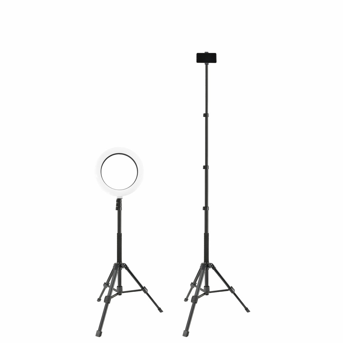 Photographic Ringlight With Phone Holders Selfie Led Ring Fill Light With Tripod Stand