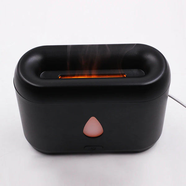 200ML USB Aroma Diffuser Flame Scent Diffuser Machine Ultrasonic Mini Portable Air