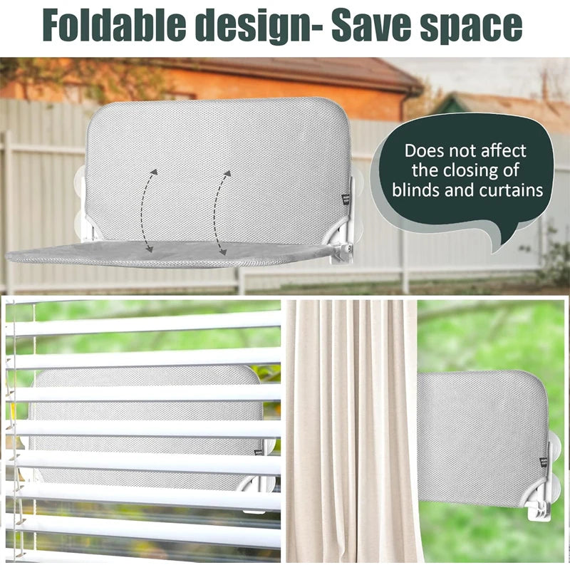 Cat Window Hammock Perch With Strong Suction Cups Indoor Cordless Foldable Cat Hammock